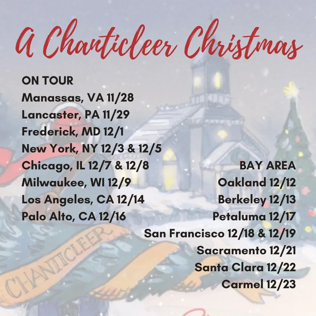 Reviews Of Chanticleer Christmas 2022 Bandsintown | Chanticleer Tickets - Fourth Presbyterian Church, Dec 07, 2021