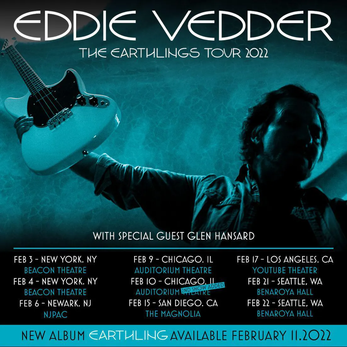 Beacon Theater Schedule 2022 Bandsintown | Eddie Vedder Tickets - Beacon Theatre, Feb 04, 2022