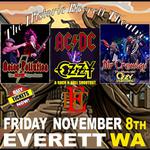 The Historic Everette Theater welcomes AC/DC vs OZZY A Rock & Roll Showdown