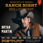 Bryan Martin Live at Ranch Night BBQ & Concert”