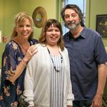 Lori, Fred & Anelise at the Walker Lecture Series in Concord, NH!