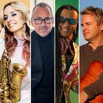 Candy Dulfer and Brian Simpson, Marion Meadows & Steve Oliver