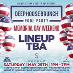 Deep House Brunch Pool Party Hollywood