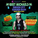 Bret Michaels Parti-Gras at Gibson Area Hospital  & Health Services Summer Bash 
