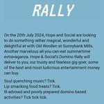 Hope & Social Domino Rally