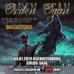 Orden Ogan - The Order of Fear Album Release Show /w Special Guest: Brainstorm
