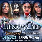 Freedom Call - Silver Romantic Metal Night with Dragony & Autumn Bride