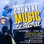 Mountain View Ranch Country Music Festival 2024