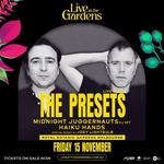 LIVE AT THE GARDENS – HAIKU HANDS SUPPORTING THE PRESETS   