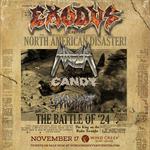 Exodus with Special Guests Havok, Candy and Dead Heat
