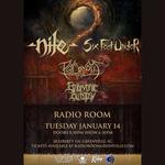 Nile and Six Feet Under with Psycroptic and Embryonic Autopsy at Radio Room 