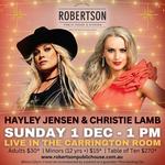 Hayley Jensen & Christie Lamb @ Robertson Public House