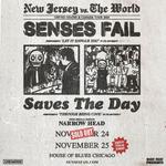  Senses Fail / Saves The Day: New Jersey vs. The World