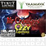 Tukut Lounge Halloween Party with Mr Crowley's Ozzy Experience!