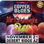 Copper Blues Live welcomes back Mr Crowley's Ozzy Experience!