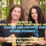 Didgeridoo Sound Therapy / Sound Bath with Peter D.Harper & Bobbi Llewellyn-Harper