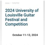 Louisville Guitar Festival  2024