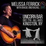 Melissa Ferrick with Gracie and Rachel at Unicorn Bar Kingston 