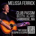 Melissa Ferrick at Club Passim (Two Shows!)