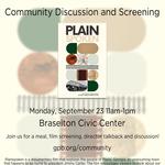 Plainspoken: A Community Screening and Discussion