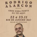 22/11 - Rodrigo Alarcon no Rio de Janeiro @ Solar de Botafogo