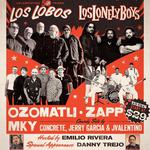 Los Lobos 50yrs w/ Los Lonely Boys, Zapp, Ozomatli, MKY, Concrete