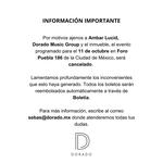 POSTPONED - Foro Puebla Show