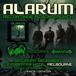 Alarum RECONTINUE album launch MELBOURNE