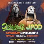 Stickybuds + Jpod - Night show 19+ 