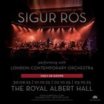 Sigur Rós performing with London Contemporary Orchestra