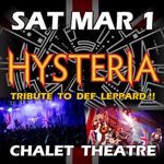 Hysteria returns to the Chalet Theatre!