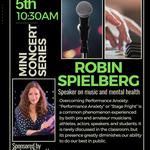 Music and Mental Health lecture with Steinway Artist Robin Spielberg