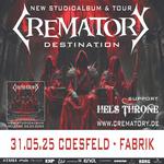 CREMATORY live der Fabrik Coesfeld