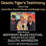 Desoto Tiger's Testimony (ft. Damon Fowler, Jason Ricci & Jonathon Boogie Long) @  Bayfront Blues Festival