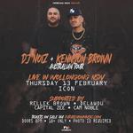 DJ NOIZ and KENNYON BROWN live in Wollongong, NSW