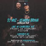 DJ NOIZ and KENNYON BROWN live in Canberra, ACT