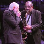 Corky Siegel & Jazz Saxophone Icon Ernie Watts at the cozy Café Carpé