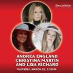 Andrea England, Christina Martin, Lisa Richard @ The Carleton