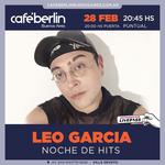 Leo García en Cafe Berlín 2025 - Noche de Hits