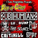 Krakatoa, Aberdeen, UK w/ Subhumans