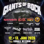 GIANTS OF ROCK Tribute Party - Vol.1 - 12.+13. Juni 2026