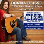 Donna Ulisse at the Collins Theatre's Big Bluegrass Festival