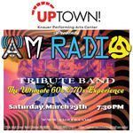 Dust off your Go-Go boots and dance to the finest music of the '60s & '70s performed by the ultimate 60's & 70's tribute band - AM Radio Tribute Band! Saturday, March 29th, at the Uptown Knauer Performing Arts Center. Show time is 7:30.