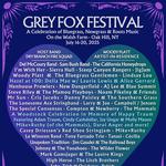 Grey Fox Bluegrass Festival 2025