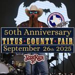 Jesse Raub Jr at Titus Co Fair 50th Anniversary