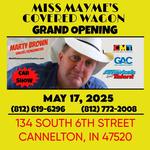 Grand Opening Miss Mayme's Covered Wagon