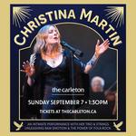 Christina Martin at The Carleton ~ Trio + Strings