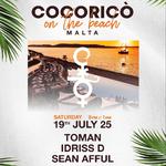 Cocorico on the beach