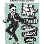 OUT OF CONTROL ARMY WITH LA POBRESKA, MATAMOSKA, LA MUERTA & A RED SUN