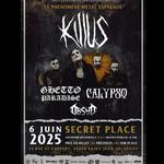 Soirée Metal Indus Electro: Killus + Ghetto Paradise + Calypso + Obsyd